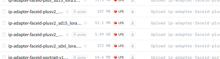 Installタブの説明